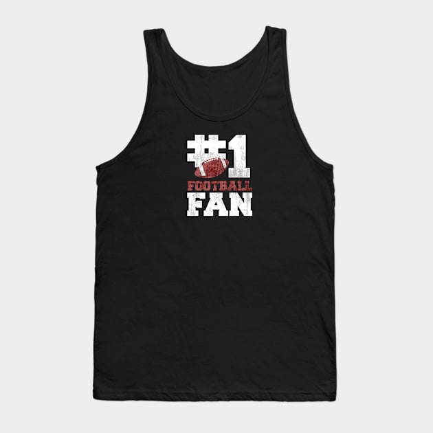 #1 Football Fan Tank Top by artsytee